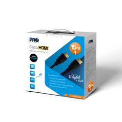 Cabo HDMI Proeletronic 15m - CAHD-2000/15 - Mister Imagem