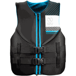  Colete Hyperlite Preto/Azul - 21600603 - MOBE WAKE