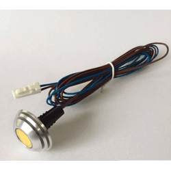 Ponto Led em inox 12V Redondo 1,4W - MOBILINI COMPONENTES