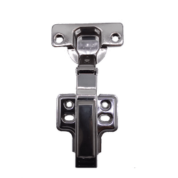 Dobradiça 35mm Clip 4F Inox com Amortecimento - MOBILINI COMPONENTES
