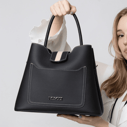Bolsa Lisboa - Preto e Branco - 260peb - MONCCI