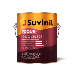 Tinta Acrílica Toque Fosco Select Cromo 3,6L - Suv... - Monza Tintas