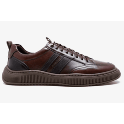 Tênis Democrata Denim Vibe Marrom 625101-002 - 95 - Morita Store | Moda Masculina