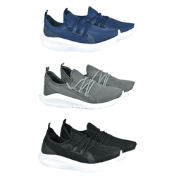 Kit 3 Tênis Masculino Casual X-Run - Azul/Cinza/Pr... - Moscardini Shoes