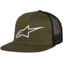 Boné Alpinestars Corp Trucker - Verde Preto - Moto One