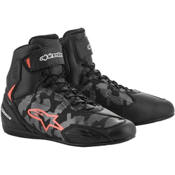Tenis Alpinestars Faster 3 - Preto cinza vermelho - Moto One