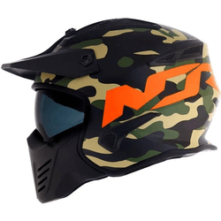 Capacete Norisk Darth Aircraft - Laranja - Moto One