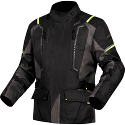 Jaqueta Ls2 Narvik - Preto/cinza/amarelo - Moto One