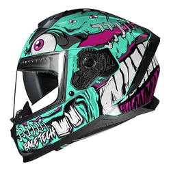 Capacete Race Tech Volt Croc - Aqua. - Moto One