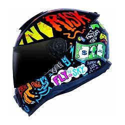 Capacete Norisk Ff802 Razor Vibes - Preto - Moto One