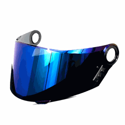 Viseira Asx para Ls2 Ff358 - Azul - Moto One