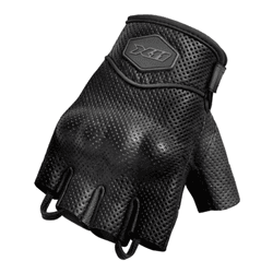 Luva X11 Meio Dedo Route 2 - Couro - 3g - Moto One