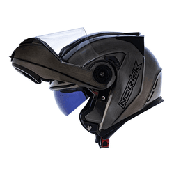 Capacete Norisk Ff345 Route - Iron Chrome - Moto One