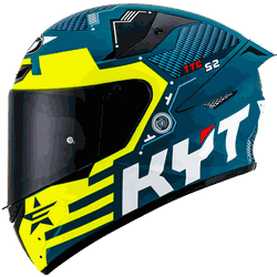 Capacete Kyt Tt Course Fuselage - Amarelo - Moto One