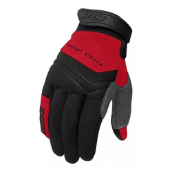 Luva X11 Win - Vermelho Preto - Moto One