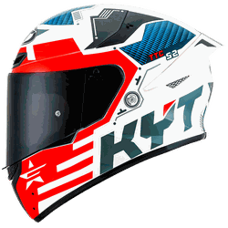 Capacete Kyt Tt Course Fuselage - Vermelho - Moto One