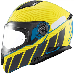 Capacete Texx Kratos Solid Cyber - Azul/verde Fosc - Moto One