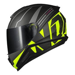 Capacete Norisk Ff802 Razor Full - Preto Fosco/ama... - Moto One