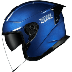 Capacete Norisk Downtown Monocolor - Azul - Moto One