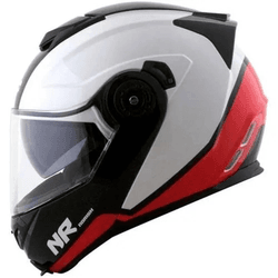 Capacete Norisk Ff345 Route Chance - Branco Vermel... - Moto One