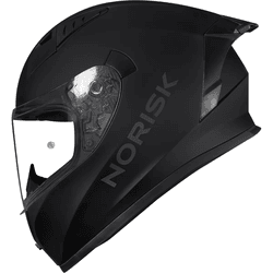 Capacete Norisk Flow Monocolor - Preto Fosco - Moto One