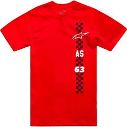 Camiseta Alpinestars Liver - Vermelho - Moto One