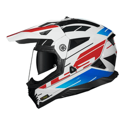 Capacete Ls2 Mx702 Pioneer Ii Namib - Branco/azul/... - Moto One