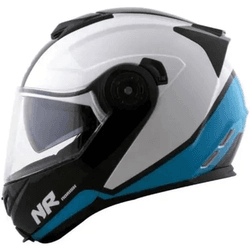 Capacete Norisk Ff345 Route Chance - Branco Azul P... - Moto One