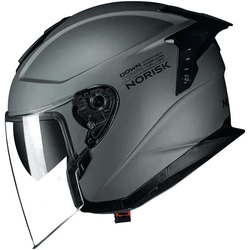 Capacete Norisk Downtown Monocolor - Cinza Fosco - Moto One