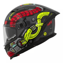 Capacete Mt Braker Bersin A3 - Cinza - Moto One