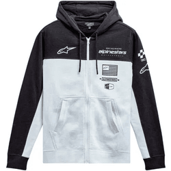 Moletom Alpinestars h Block Hoodie - Preto branco - Moto One