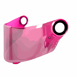 Viseira ASX para Ls2 ff358 - Rosa/Prata - Moto One