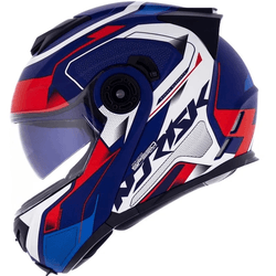 Capacete Norisk Ff345 Route Speedmax - Azul Branco... - Moto One