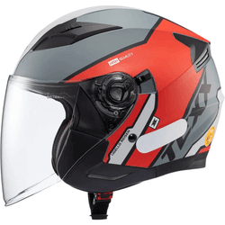 Capacete Texx Ugello Reisen - Vermelho/branco - Moto One