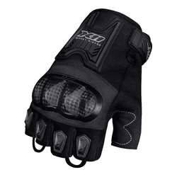 Luva X11 Blackout 2 Meio Dedo - Preto - Moto One