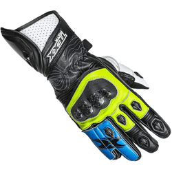 Luva Texx Pista - Preto/verde/azul - Moto One