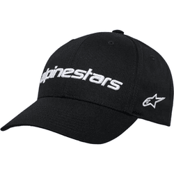 Boné Alpinestars Wordmark 2.0 - Preto Branco - Moto One
