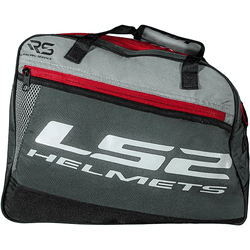 Bolsa Capacete Ls2 Sport - Cinza/vermelho - Moto One