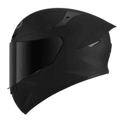 Capacete Kyt Tt Course Plain - Preto Fosco - Moto One