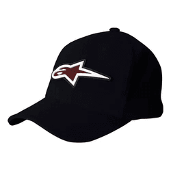 Boné Alpinestars Astar Rubber Logo - Preto - Moto One