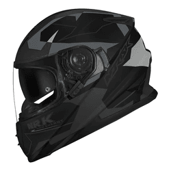 Capacete Norisk Ff302 District - Titanium Fosco/pr... - Moto One