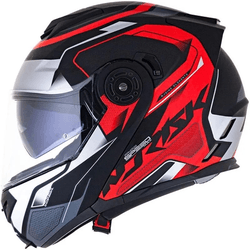 Capacete Norisk Ff345 Route Speedmax - Preto Verme... - Moto One