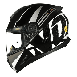 Capacete Norisk Ff802 Razor Full - Preto/branco - Moto One