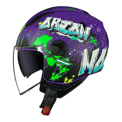 Capacete Norisk Orion Sv Shine - Roxo - Moto One