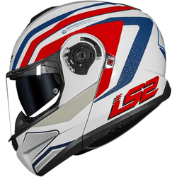Capacete Ls2 Ff908 Strobe Ii Phantom - Branco/azul... - Moto One
