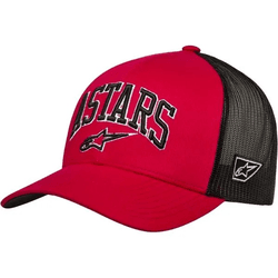 Boné Alpinestars - Dunker Trucker - Vermelho Preto - Moto One