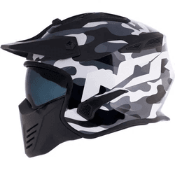 Capacete Norisk Darth Aircraft - Branco - Moto One