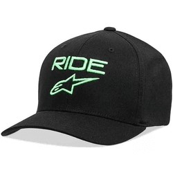 Boné Alpinestars Ride 2.0 - Preto Verde - Moto One