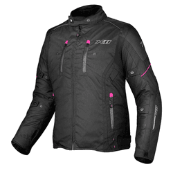 Jaqueta Feminina X11 Iron 3 - Preto Rosa - Moto One