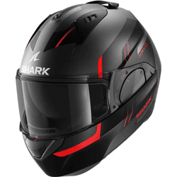 Capacete Shark Evo Es Kryd Akr - Preto Cinza Verme... - Moto One